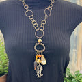 Adorned Crown necklace artisan assemblage FOUND objects vintage reclaimed