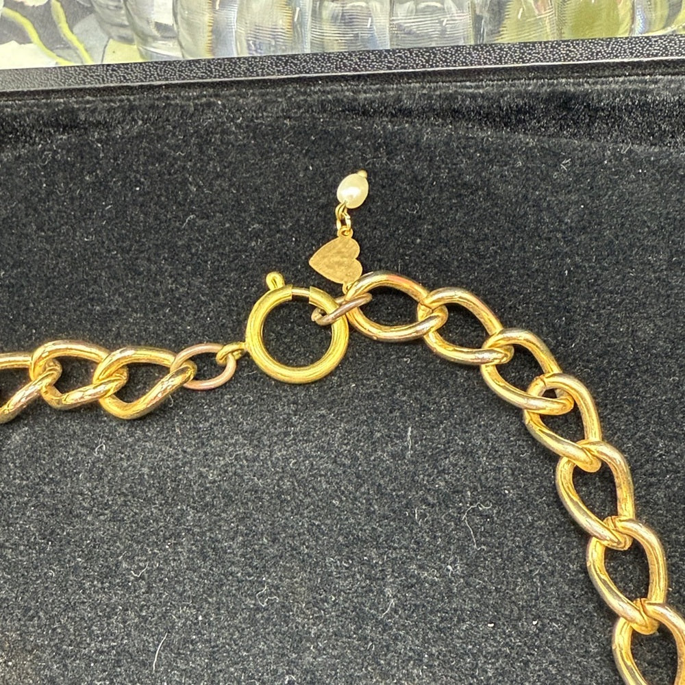 Adorned Crown Jewelry assemblage Christmas rusty Star crystal necklace