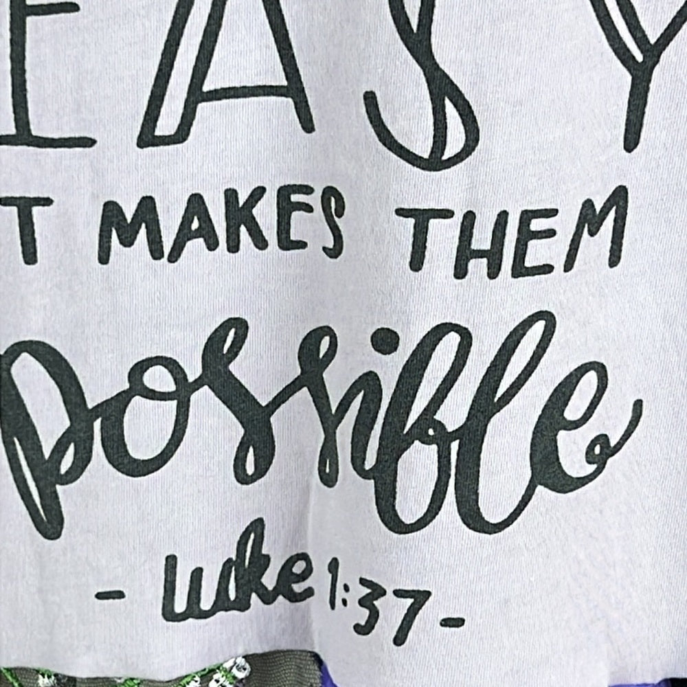 Adorned Crown Artisan Textile open kimono duster faith makes things possible