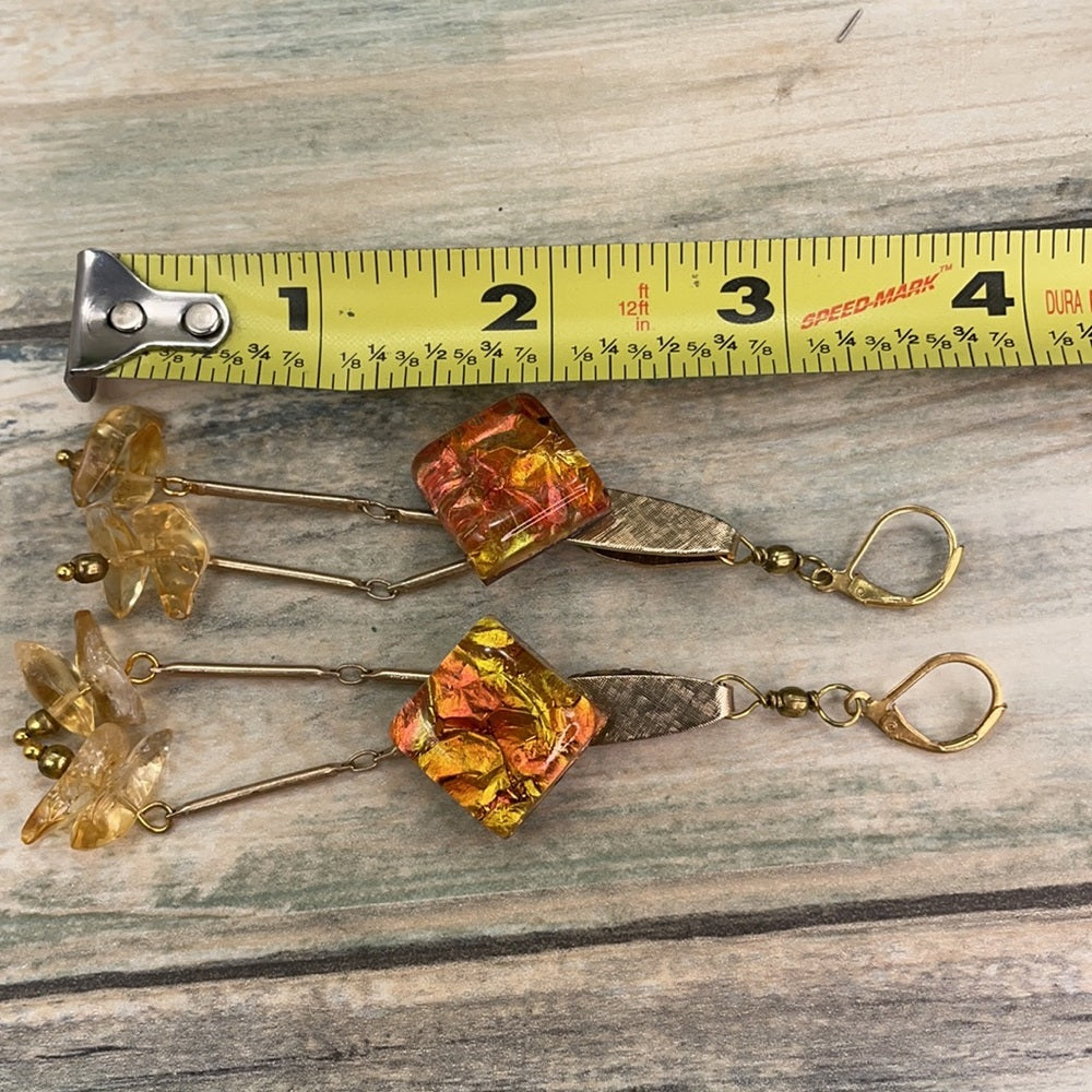 Adorned Crown artisan assemblage dad’s treasures earrings