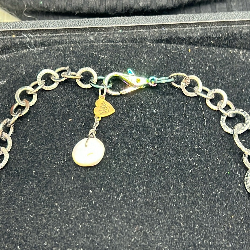 Adorned Crown Jewelry assemblage she loves Christmas shadow box necklace