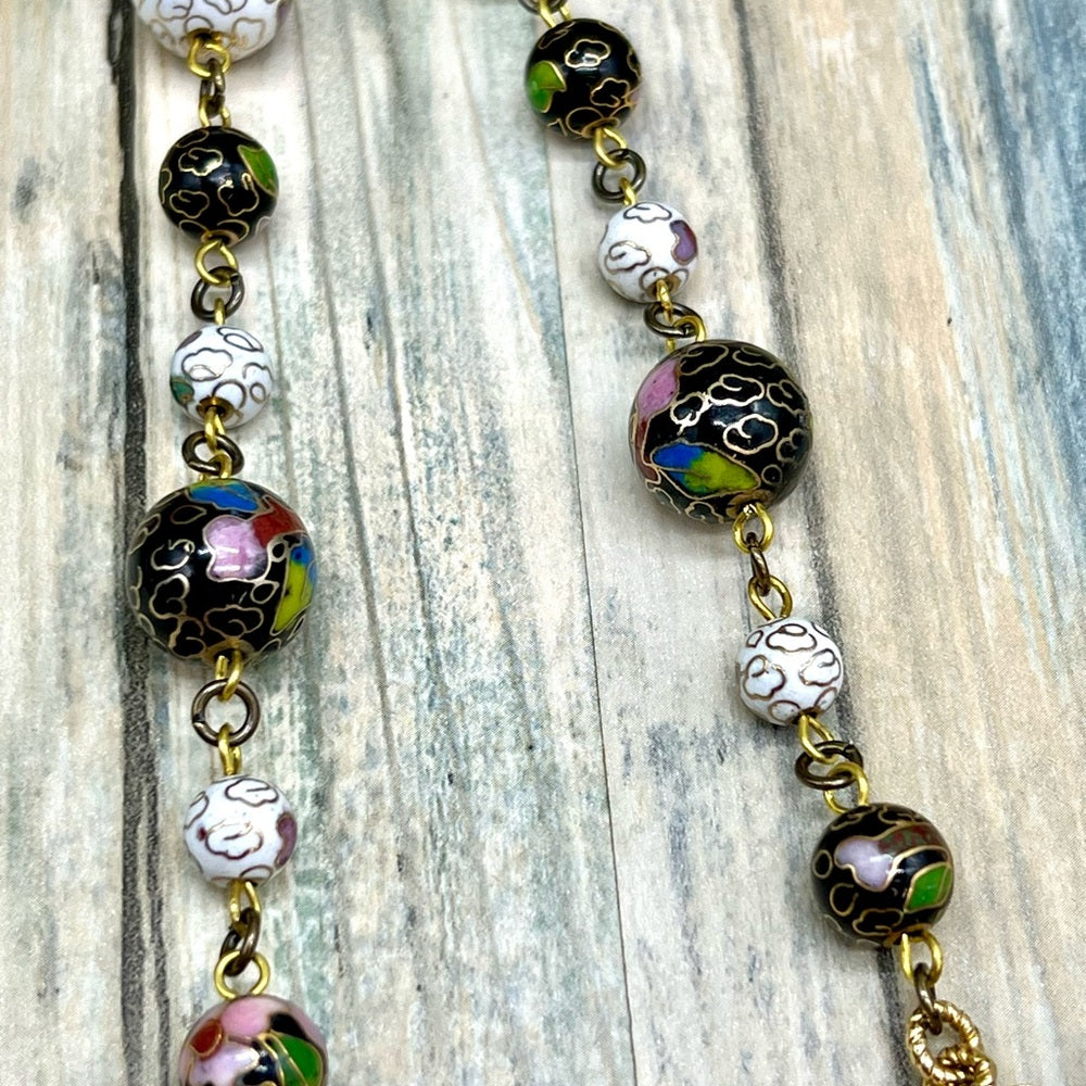 Adorned Crown Jewelry assemblage rhinestone cross eyeglass scarab necklace
