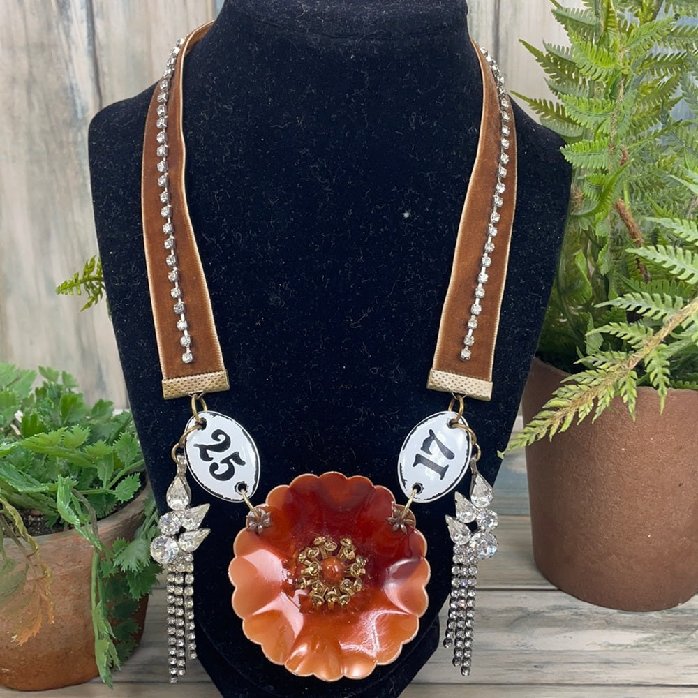 Adorned Crown Artisan Assemblage it’s all in the numbers necklace