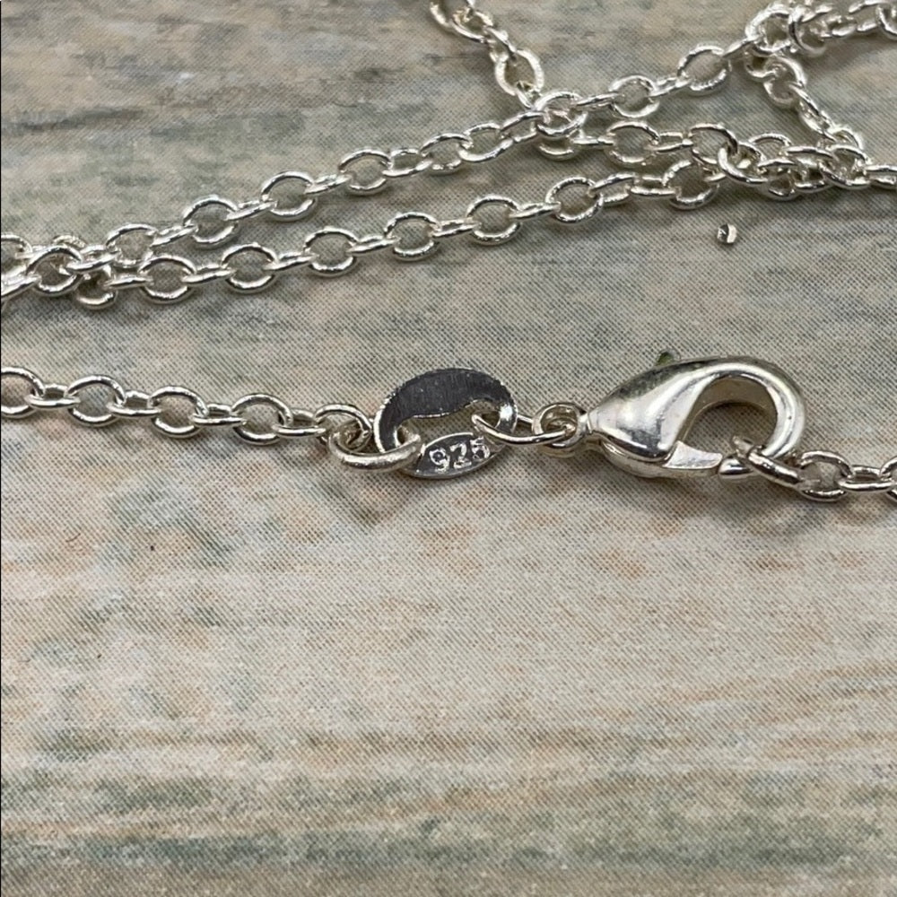 Adorned Crown pearl sterling silver heart set 4