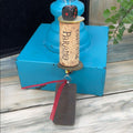 Adorned Crown artisan assemblage wine cork ornament dice domino