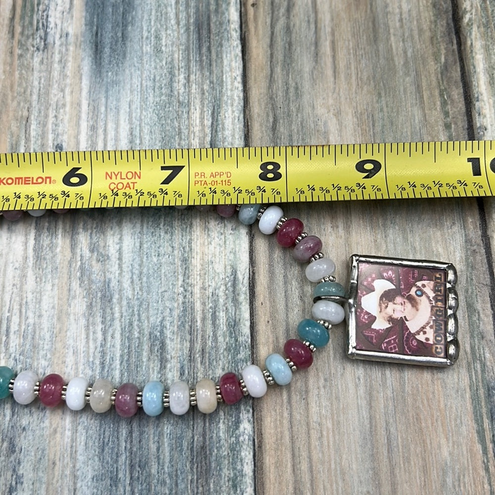 Adorned Crown cowgirl collection theres a cowgirl in all of us jade necklace