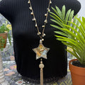 Adorned Crown Jewelry vintage star cookie cutter nativity necklace