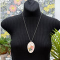 Adorned Crown Jewelry assemblage Christmas present flat spoon necklace