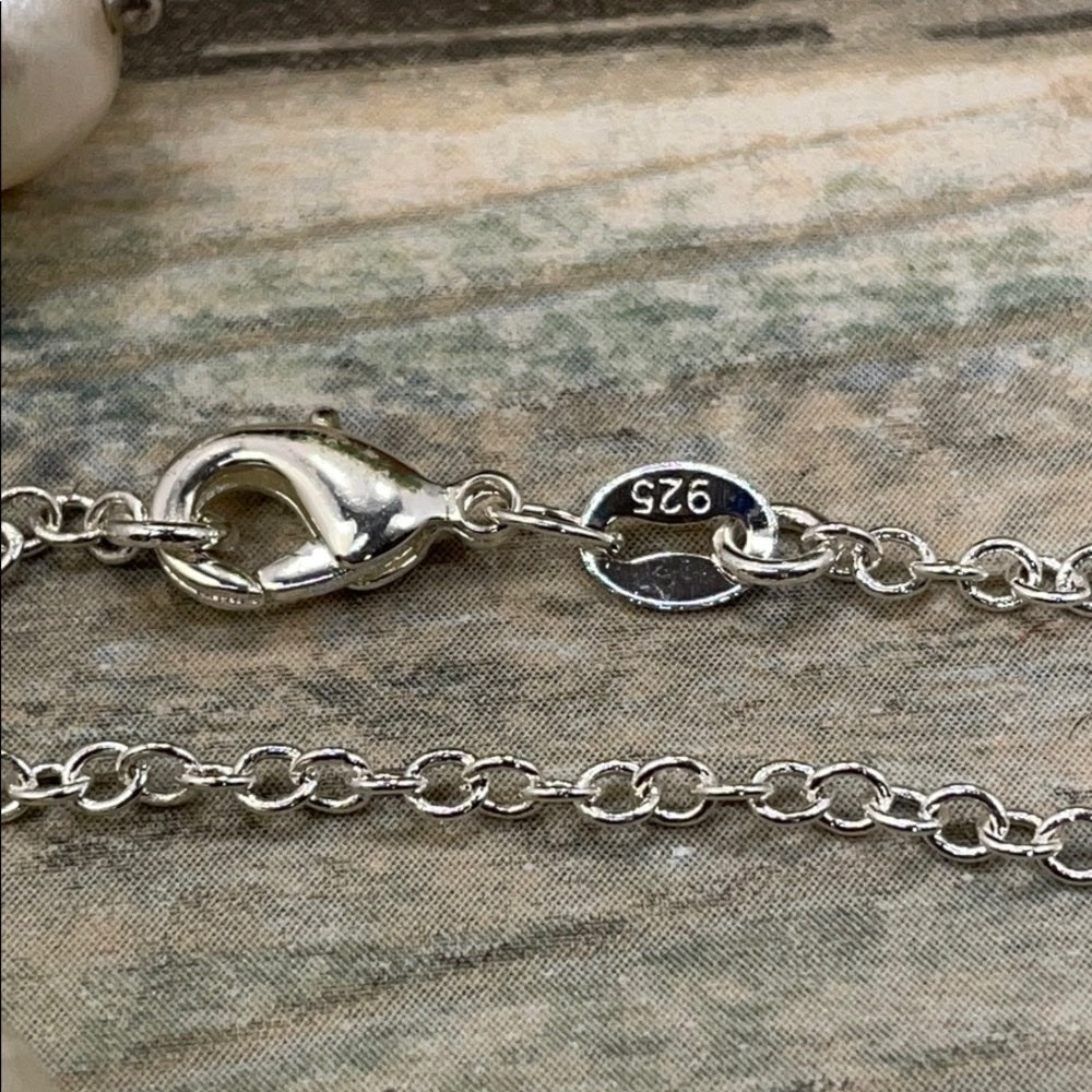 Adorned Crown pearl sterling silver set (2)