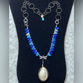 Adorned Crown Assemblage beaches & butterflies shell dragonfly necklace