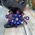 Adorned Crown Jewelry july 4th Independence Day fireworks show cuff bracelet
