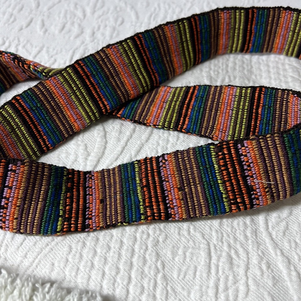 Adorned Crown Textile You are enough always will be crossbody bag boho