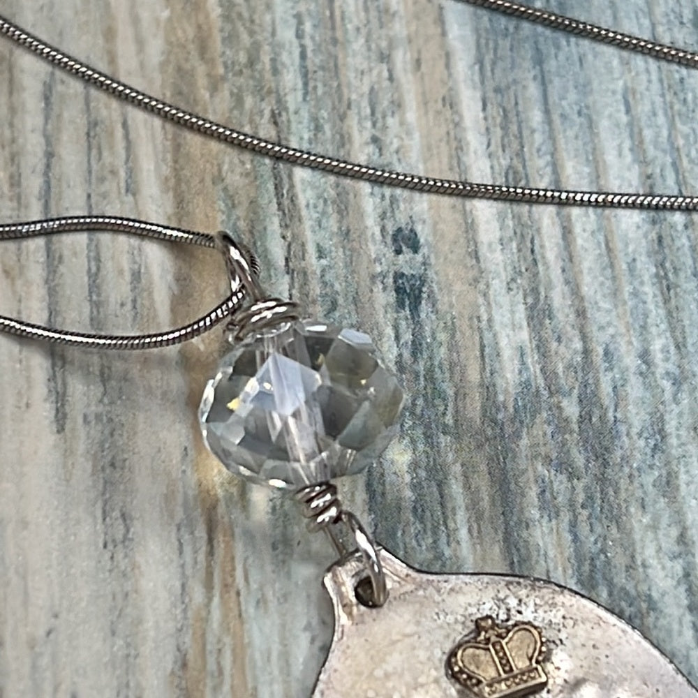 Adorned Crown Artisan Assemblage spoon All Things sterling silver necklace
