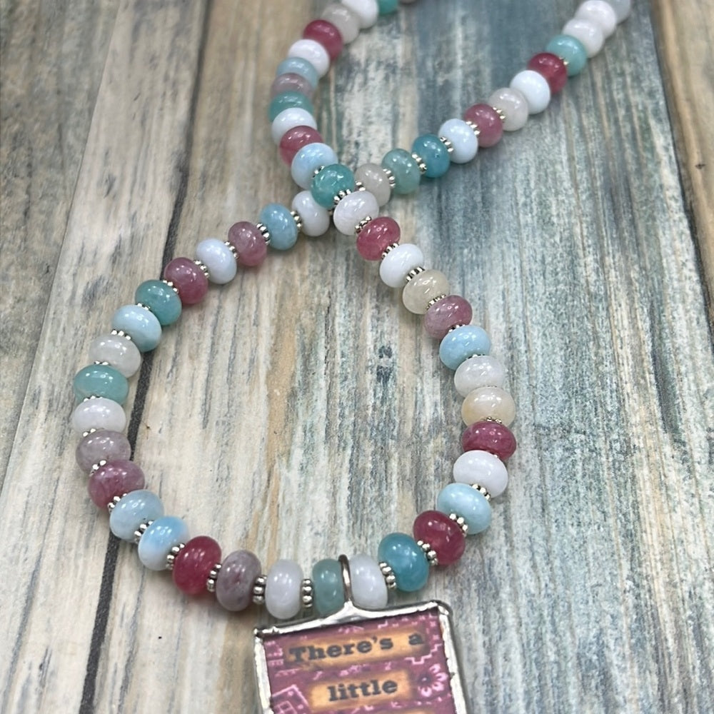 Adorned Crown cowgirl collection theres a cowgirl in all of us jade necklace