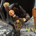 Adorned Crown Jewelry assemblage stretch beaded brown cross bracelet