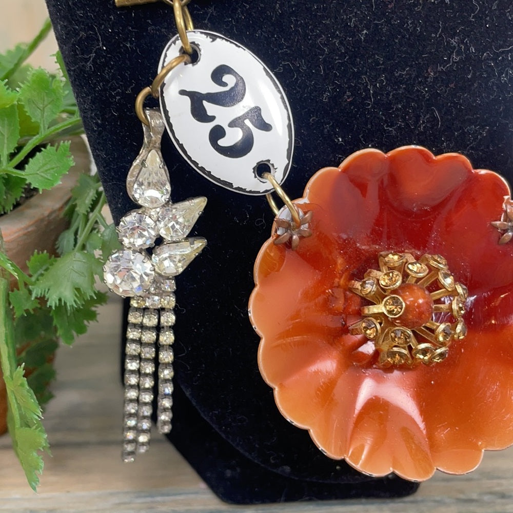 Adorned Crown Artisan Assemblage it’s all in the numbers necklace