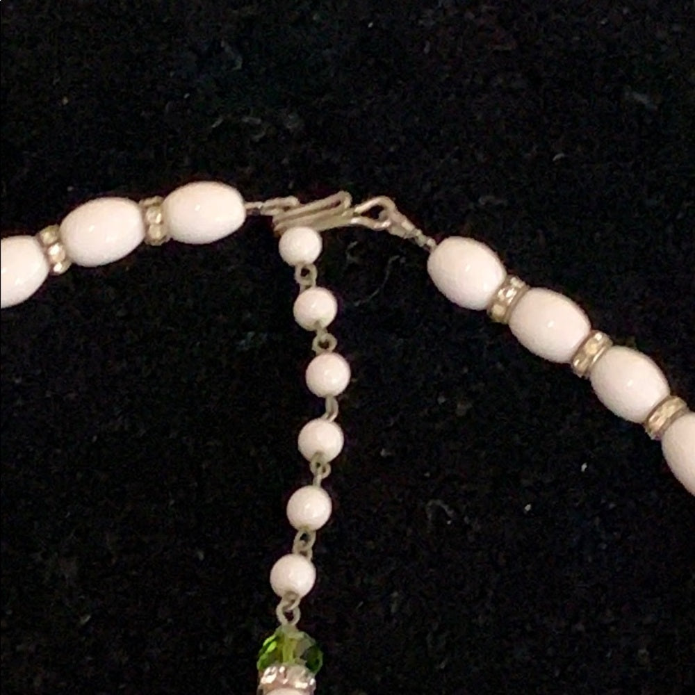 Adorned Crown artisan assemblage I love you in any language pendant necklace