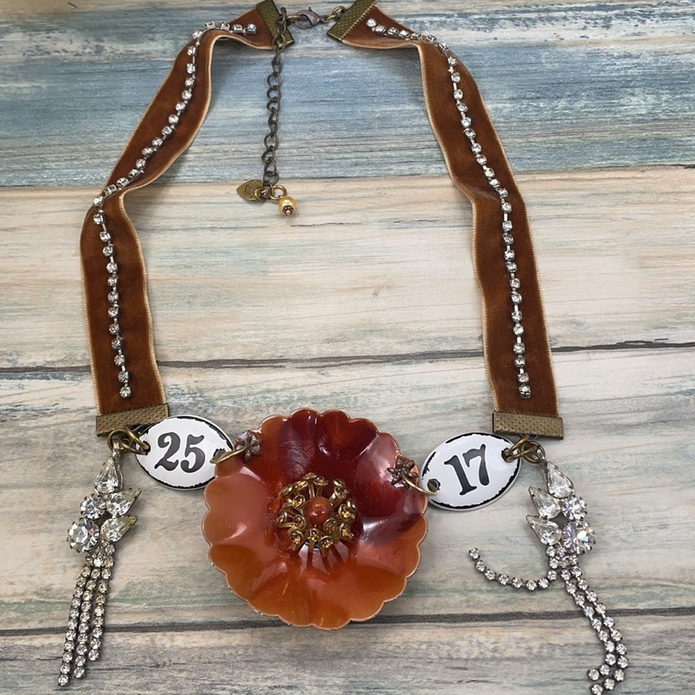 Adorned Crown Artisan Assemblage it’s all in the numbers necklace
