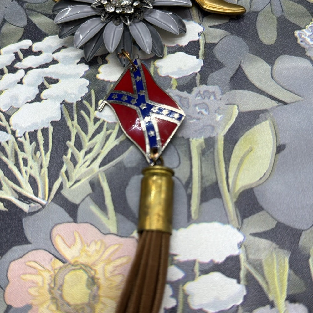 Adorned Crown Jewelry assemblage Daisy Duke Born Country two strand necklace