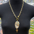 Adorned Crown Jewelry assemblage blessed spoon pendant necklace